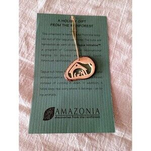 Holiday Ornament From The Amazonia Rainforest  Nativity